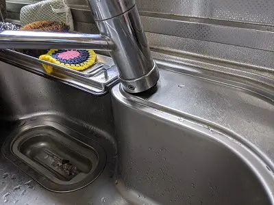 キッチンシングルレバー混合栓取替 | 石黒工業所